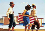 Jack Vettriano Finding Somewhere to Sit oil painting reproduction