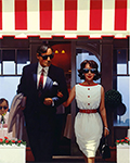 Jack Vettriano Lunchtime Lovers oil painting reproduction