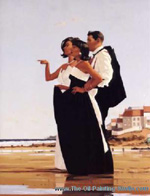 Jack Vettriano The Missing Man II oil painting reproduction