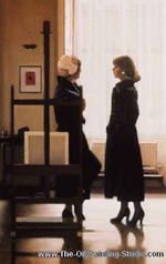 Jack Vettriano Models in the Studio II oil painting reproduction