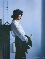 Jack Vettriano A Valentine Rose oil painting reproduction