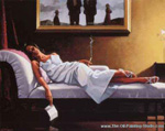 Jack Vettriano The Letter oil painting reproduction