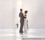 Jack Vettriano Dance Me to the End of Love oil painting reproduction