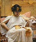 John William Waterhouse Cleopatra oil painting reproduction