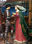 John William Waterhouse Tristan and Isolde with the Potion oil painting reproduction