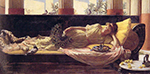 John William Waterhouse Dolce far Niente oil painting reproduction