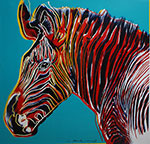 Andy Warhol Zebra oil painting reproduction