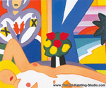 Tom Wesselmann Sunset Nude with Matisse oil painting reproduction
