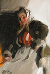 Anders Zorn By the Fireplace oil painting reproduction