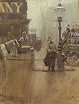 Anders Zorn Impressions of London, 1890 oil painting reproduction