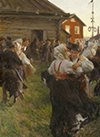 Anders Zorn Midsummer Dance oil painting reproduction