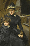 Anders Zorn Mrs Weguelin and her Son oil painting reproduction