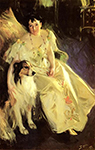 Anders Zorn Mrs Bacon, 1897 oil painting reproduction