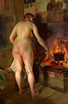 Anders Zorn Potatisketteln oil painting reproduction