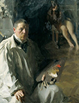 Anders Zorn Self Portrait with Model oil painting reproduction
