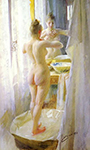 Anders Zorn The Tub, 1888 oil painting reproduction