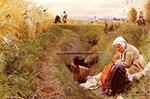 Anders Zorn Our Daily Bread, 1886 oil painting reproduction