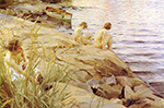 Anders Zorn Out, 1888 oil painting reproduction