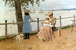 William Merritt Chase Afternoon By The Sea Aka Gravesend Bay oil painting reproduction