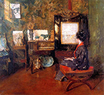 William Merritt Chase Alice In Studio In Shinnecock Long Island Sun oil painting reproduction