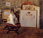 William Merritt Chase Did You Speak To Me oil painting reproduction