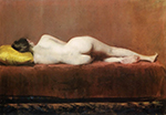 William Merritt Chase Nude Recumbent, 1888 oil painting reproduction