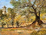 William Merritt Chase Olive Trees Florence oil painting reproduction