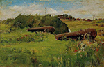 William Merritt Chase Peace Fort Hamilton oil painting reproduction