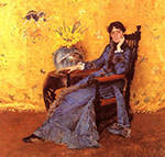 William Merritt Chase Portrait Of Miss Dora Wheeler 1 oil painting reproduction