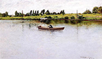 William Merritt Chase Pulling For Shore oil painting reproduction