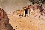 William Merritt Chase Spanish Village oil painting reproduction
