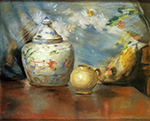 William Merritt Chase Still Life With Cockatoo oil painting reproduction