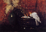 William Merritt Chase Still Life With Fish oil painting reproduction