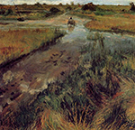 William Merritt Chase Swollen Stream At Shinnecock oil painting reproduction