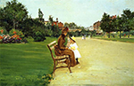 William Merritt Chase The Park 02 oil painting reproduction