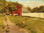 William Merritt Chase The White Fence oil painting reproduction