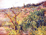 William Merritt Chase View Of Fiesole, 1907 oil painting reproduction