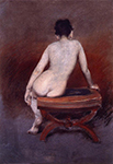 William Merritt Chase Back Of A Nude, 1888  oil painting reproduction