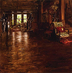 William Merritt Chase Interior Oak Manor oil painting reproduction