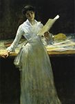 William Merritt Chase Memories, 1885 86  oil painting reproduction