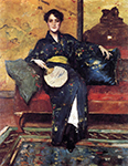 William Merritt Chase The Apprentice Aka Boy Smoking oil painting reproduction