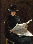 William Merritt Chase The Old Book oil painting reproduction