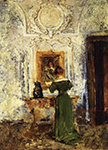 William Merritt Chase Woman In Green oil painting reproduction