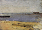 Thomas Eakins Delaware River Scene,1881 oil painting reproduction