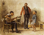Thomas Eakins The Dancing Lesson, 1878 oil painting reproduction