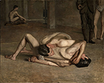 Thomas Eakins The Wrestlers, 1899 oil painting reproduction