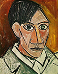 Pablo Picasso Autoportrait Summer 1907 oil painting reproduction