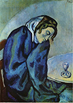 Pablo Picasso Femme ivre se fatigue 1902 oil painting reproduction