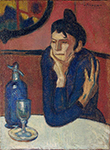 Pablo Picasso Amant de l'absinthe 1901 oil painting reproduction