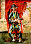 Pablo Picasso Arlequin à la guitare 1918 oil painting reproduction